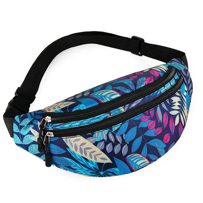 Riñonera elegante para mujer, impermeable y ligera, con múltiples bolsillos para guardar objetos durante los viajes.