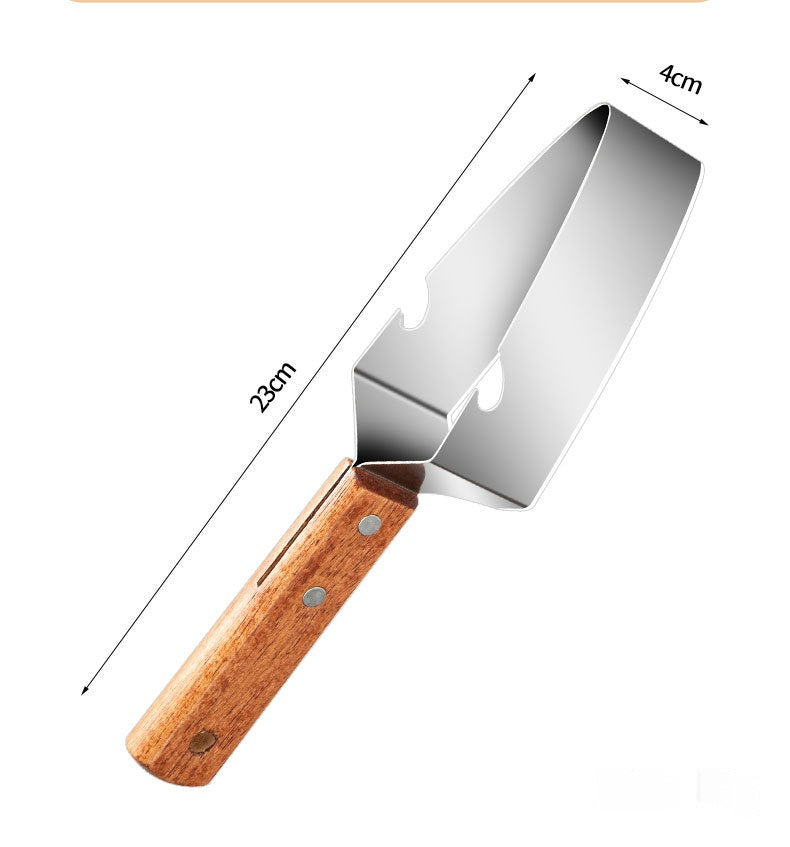 【2 piezas 26 euros】Cortador de sandía multifuncional de acero inoxidable — diseño triangular con función para abrir tapas de botellas