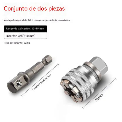 Trinquete ajustable multifuncional - [Vaso mágico + varilla de conexión]