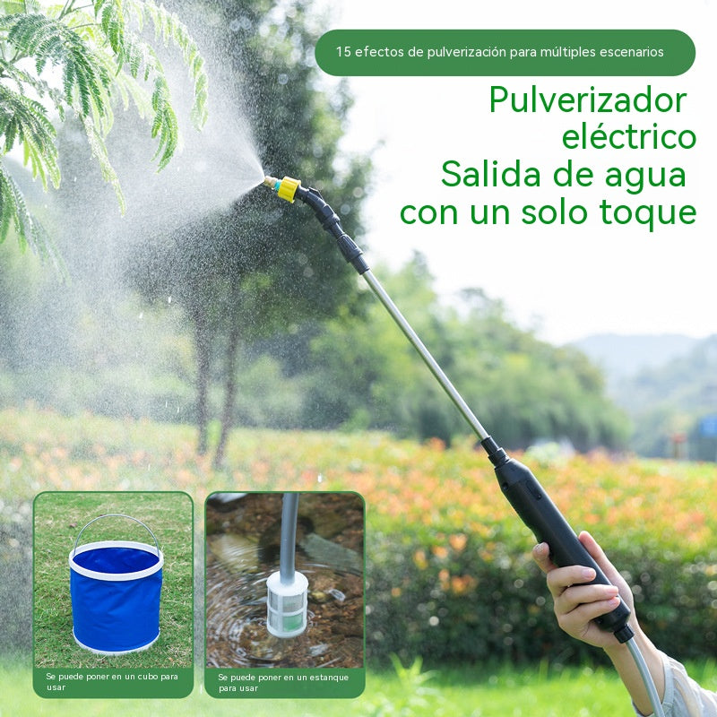💥💥Pistola pulverizadora eléctrica portátil, utilizada para regar flores, pulverizar pesticidas y rociar agua.