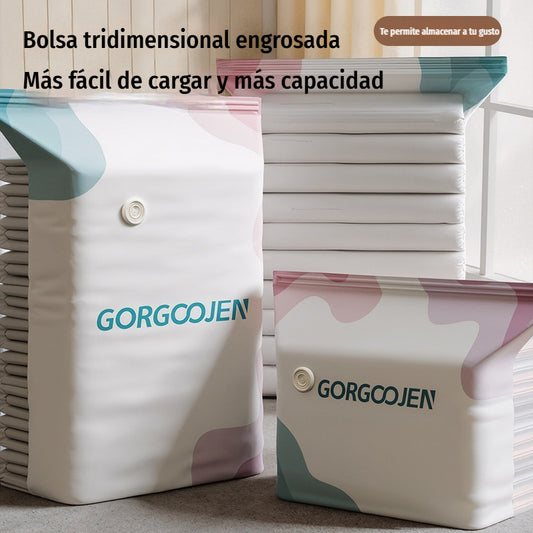 🧳 5 piezas 28 euros💨 Bolsa de almacenamiento al vacío grande y compresible: no requiere bomba, es a prueba de fugas e ideal para ahorrar espacio en maletas y en casa ✈️