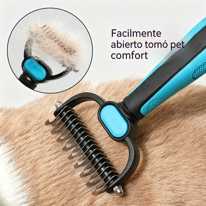 🐱🐕 【Compra uno y llévate otro gratis】Peine multifuncional 3 en 1 para pelo de mascotas, ideal para el cuidado del pelo de las mascotas.