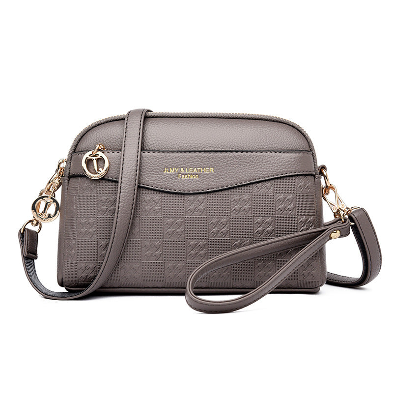 🔥Nuevo bolso para móvil de mujer con diseño en relieve, versátil para desplazamientos, gran capacidad.