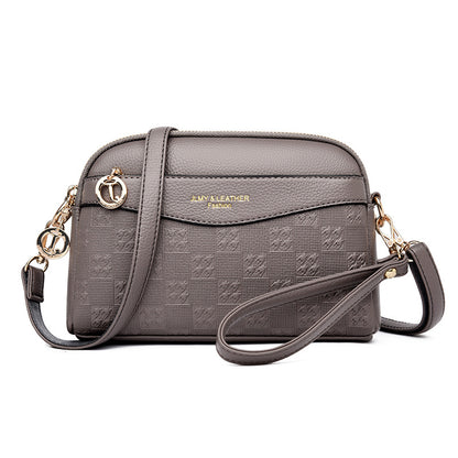 🔥Nuevo bolso para móvil de mujer con diseño en relieve, versátil para desplazamientos, gran capacidad.
