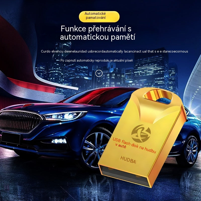 【32 GB】Vysoce kvalitní univerzální USB disk pro hudbu do auta 【2 500 populárních skladeb + 100 videí】