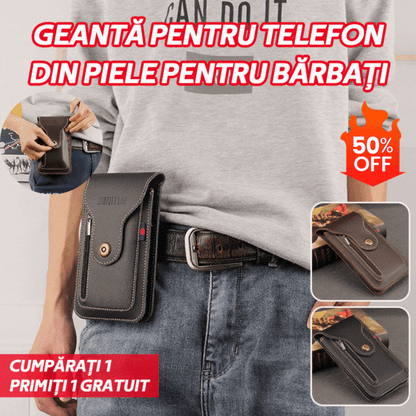 🔥Funda de piel para teléfono móvil para hombre