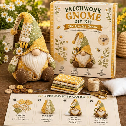 Kit creativo para hacer muñecos enanos: proyecto de costura hecho a mano, desarrolla habilidades manuales, divertida actividad familiar.
