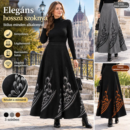 🔥【50%OFF】👗🎀【S-3XL】Őszi és téli vastagított gyapjúszoknya, divatos és sokoldalú