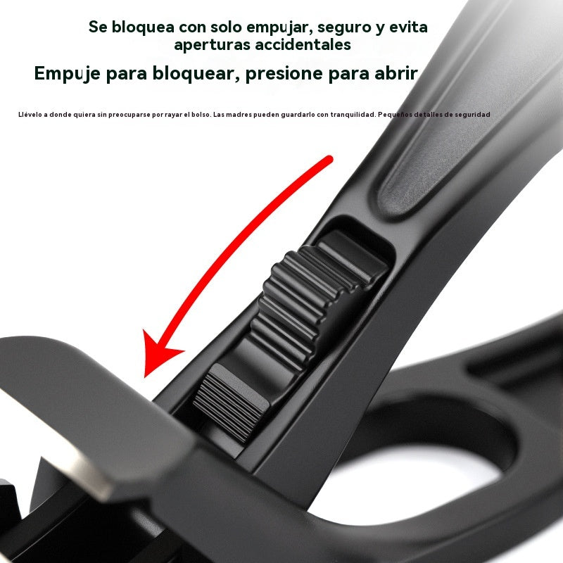 🔥【Compra 1 y recibe 1 gratis】🔥Cortaúñas curvo de acero inoxidable: ergonómico y fácil de usar para personas mayores