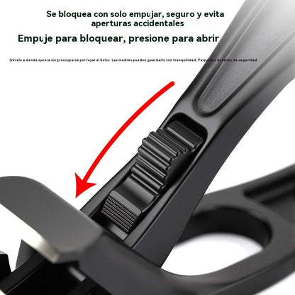 🔥【Compra 1 y recibe 1 gratis】🔥Cortaúñas curvo de acero inoxidable: ergonómico y fácil de usar para personas mayores