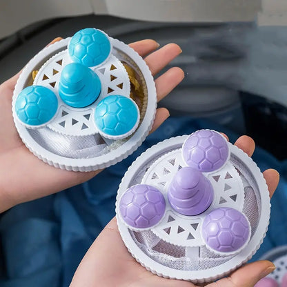【6 piezas 】 Filtro Flotante para Lavadora – Atrapa Pelusas, Cabellos y Pelos de Mascota en Cada Lavado