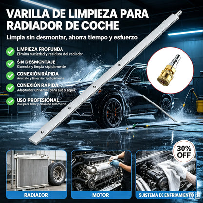 Herramienta para limpiar radiadores de coche, herramienta para limpiar radiadores sin desmontar, herramienta para lavar radiadores de coche, herramienta para limpiar radiadores