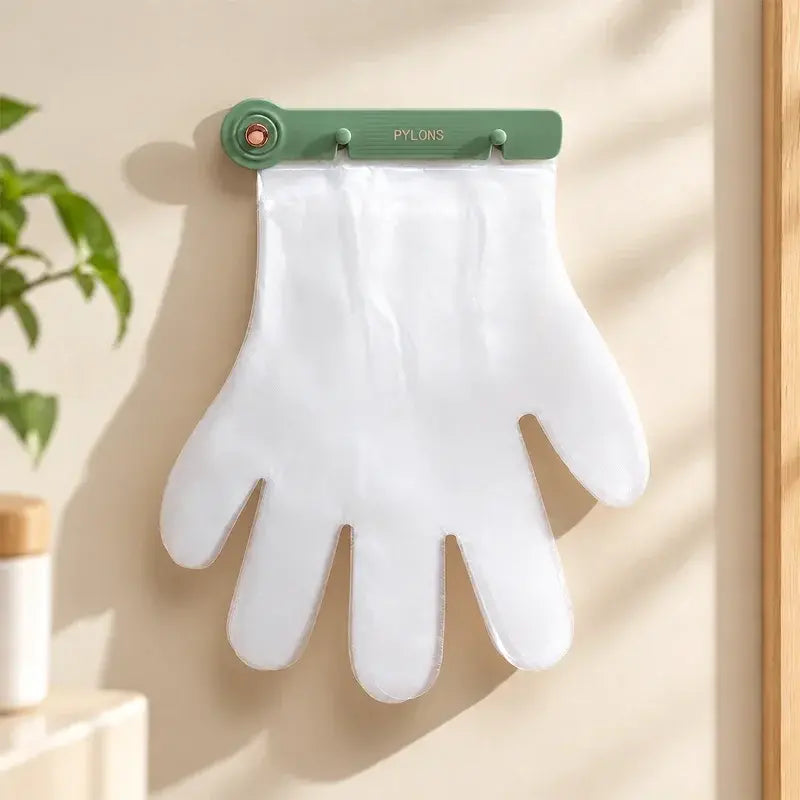 🧤✨ Soporte de Pared para Guantes Desechables | Organizador sin Taladros con Apertura Fácil para Cocina, Hogar y Trabajo