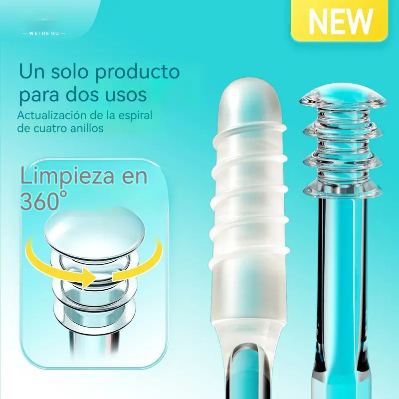 👂✨Nuevo palito de limpieza de oídos de doble cabeza especialmente diseñado