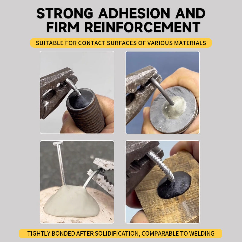 💥💥【160 g】Pegamento reparador de alta resistencia para fundición, metal, cerámica, muebles, plásticos, acero y hierro.
