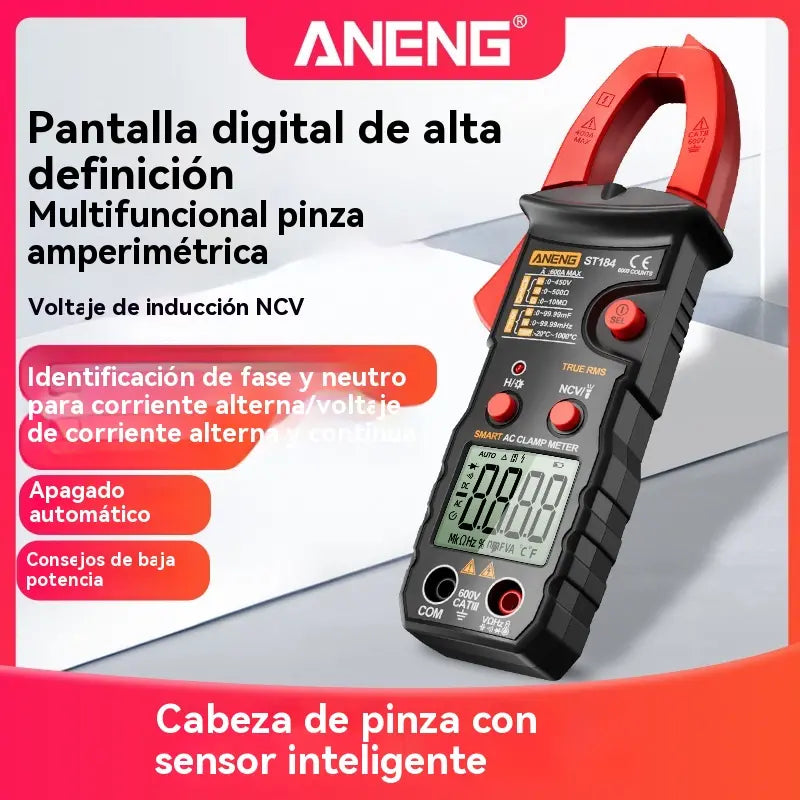 🔥【Oferta por tiempo limitado】🛠️Pinza digital inteligente, pinza de electricista multifuncional✅pinza amperimétrica de alta precisión✅ identificación completamente automática.
