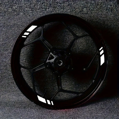 🚲【2 piezas】⚠Pegatinas reflectantes para ruedas de motocicleta