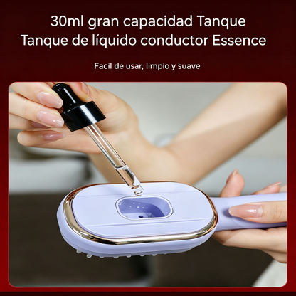 💆‍♀️Peine masajeador del cuero cabelludo, aplicador multifuncional de aceites esenciales y dispositivo para el crecimiento del cabello.