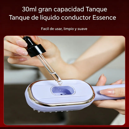 💆‍♀️Peine masajeador del cuero cabelludo, aplicador multifuncional de aceites esenciales y dispositivo para el crecimiento del cabello.
