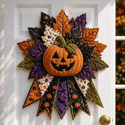 🎃✨🎄 Kit de costura DIY: Lazo decorativo hecho a mano para puertas (Halloween y Navidad)