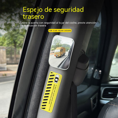 🔥Espejos retrovisores delanteros y traseros para salidas de emergencia del automóvil, pequeños espejos redondos interiores y exteriores, espejos auxiliares interiores y exteriores.
