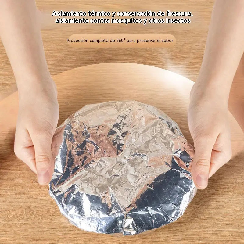 【50piezas】Cubierta térmica de papel de aluminio apto para alimentos