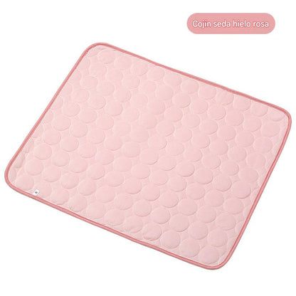 📢 ¡50 % de descuento 🔥! Alfombrilla refrescante para mascotas (no requiere llenado de agua) 🧊 — Fabricada en tejido Oxford transpirable; apta para todo tipo de camas o jaulas para mascotas.