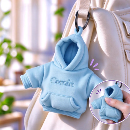👕🧶 Llavero de edición limitada: mini pelota antiestrés con diseño de sudadera con capucha ✨