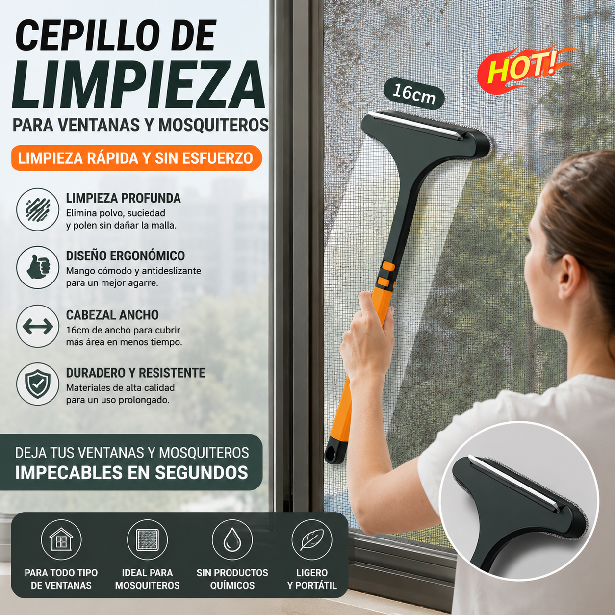 🧼✨Cepillo de limpieza multiusos 2 en 1✨Ayuda de limpieza eficaz