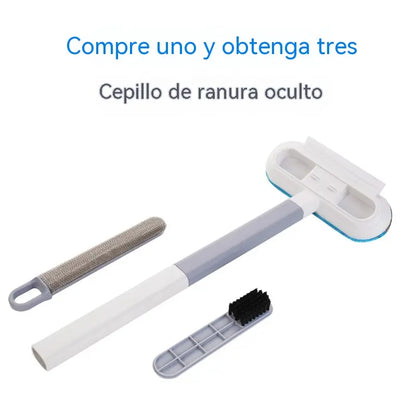 🧼✨Cepillo de limpieza multiusos 2 en 1✨Ayuda de limpieza eficaz