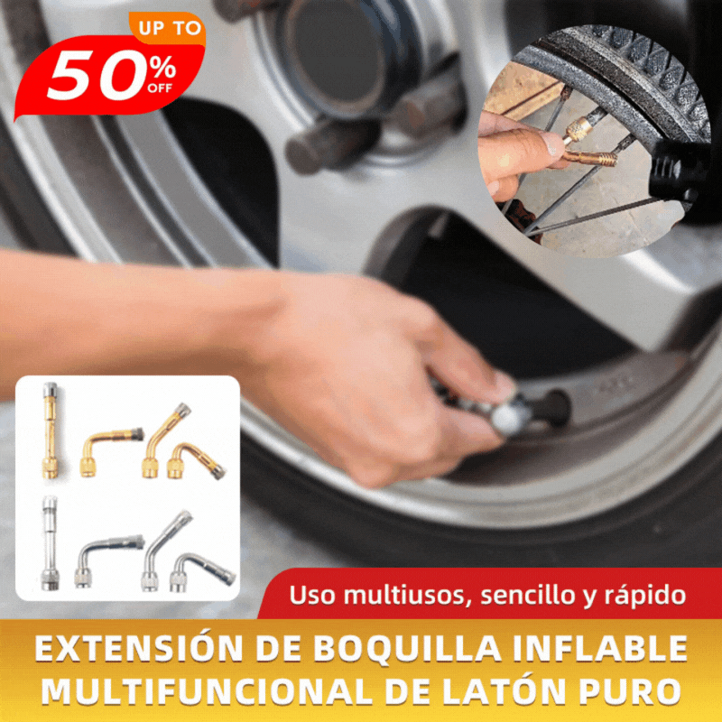 🔥Extensión de boquilla inflable multifuncional de latón puro