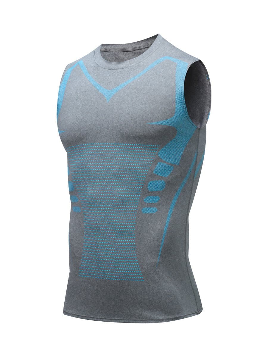 🛡️💎 Chaleco moldeador iónico: fresco y compresivo, alisa la grasa del abdomen y la cintura. Diseño invisible, luce aún mejor debajo de una camisa. ¡Recupera tu confianza! 💪✨
