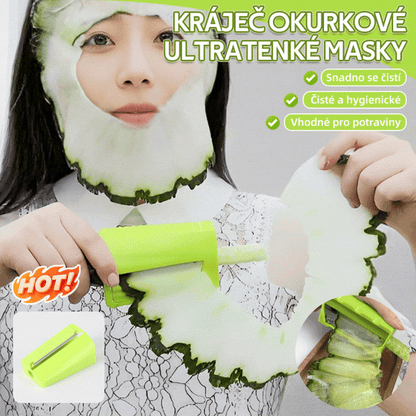 【Compra 1, llévate 1 gratis】🔥✨Cortador de pepino ultrafino, cuchillo para mascarilla facial de pepino