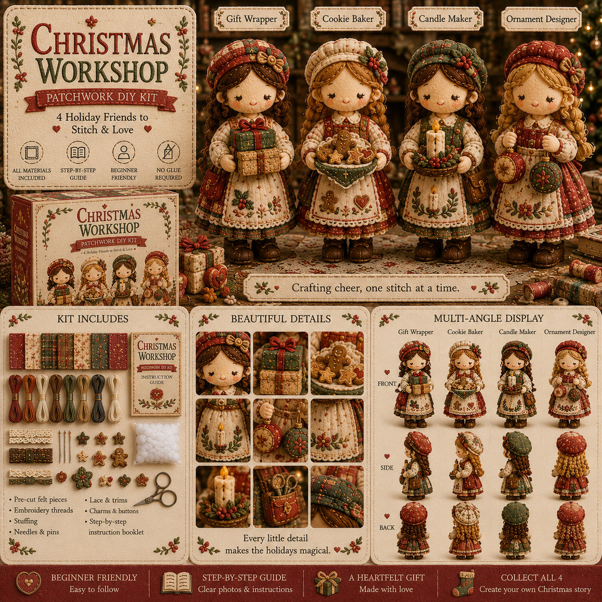Utolsó nap: Élvezd a 49% kedvezményt! Miniatűr patchwork készlet a Miniature World sorozatból.
