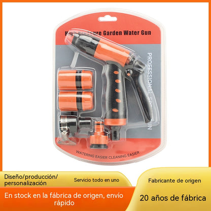 【1 pistola de agua + 4 conectores】Solo 26 euros🚗💦Nuevo cabezal de ducha para coche doméstico con conector