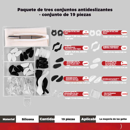 🔧Kit de reparación de almohadillas nasales para gafas