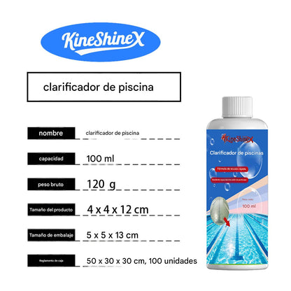 💧【Compra 1 y llévate 1 gratis】 Solución purificadora para piscinas: ¡Agua clara y brillante para nadar sin preocupaciones! ✨🏊‍♂️💙