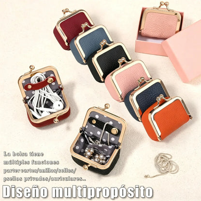 🎁【Compra 1 y llévate 1 gratis】💍👜Exquisita y compacta bolsita para joyas, ideal para guardar anillos, pendientes y otras joyas.