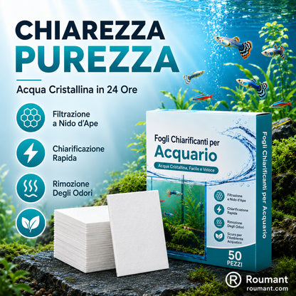 🐠 ✨ Pastillas clarificadoras para acuarios: mantienen el agua clara y transparente hasta por 24 horas, eliminan olores e impurezas, seguras para todos los peces y plantas 🌿🔮