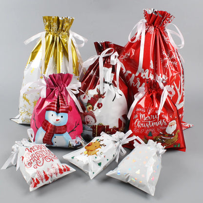 ✨ Un juego de 24 bolsas cuesta 33 euros🎀🎁 Nueva bolsa de dulces navideña 2026 con cierre de cordón.