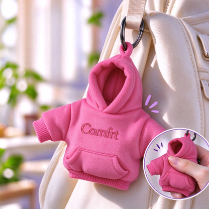 👕🧶 Llavero de edición limitada: mini pelota antiestrés con diseño de sudadera con capucha ✨