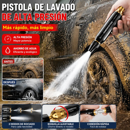 🔥Compra 1 y llévate 1 gratis🔥【2 piezas】Nueva boquilla de lavado de autos de alta presión, universal para regar flores, lavar autos y limpiar el suelo