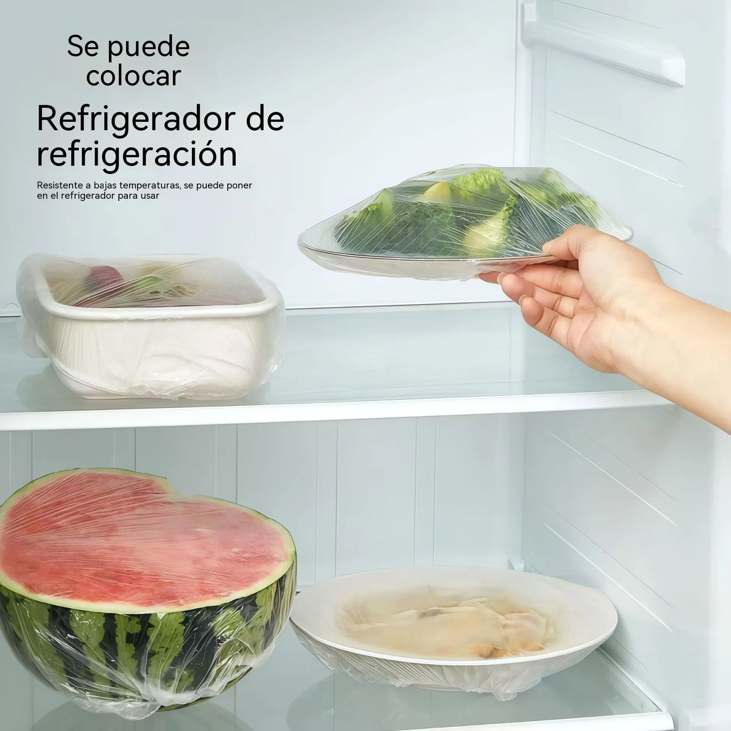 ⏳50% de descuento【2 bolsas [1200 piezas en total] 30 euros】🔥Cuanto más compres, más ahorrarás🎁Tapas elásticas desechables para alimentos, aptas para cuencos y platos