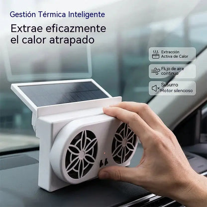 50%OFF🌀Ventilador para coche alimentado por energía solar