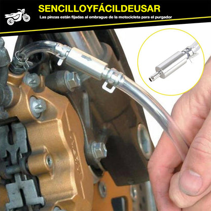 🏆Compra 1 y llévate 1 gratis⚡💥 Manguera de freno: Un práctico racor de drenaje para embragues de coches y motos con válvula de retención.