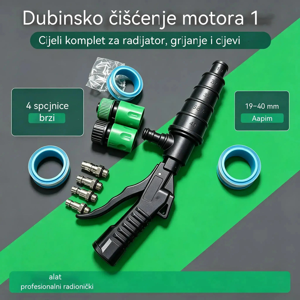 👍🫧 Alat za čišćenje radijatora, grijaćih tijela, kanala motora i cijevi sustava hlađenja automobila.