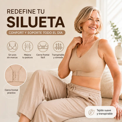 【Paquete de 3】【S-2XL】Ropa interior moldeadora para mujer, corrige la línea de la espalda