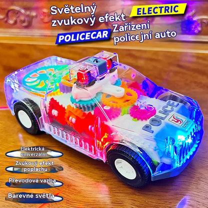 🚔️🚨Simulační policejní auto se světly a hudbou, dětská vzdělávací hračka policejní auto