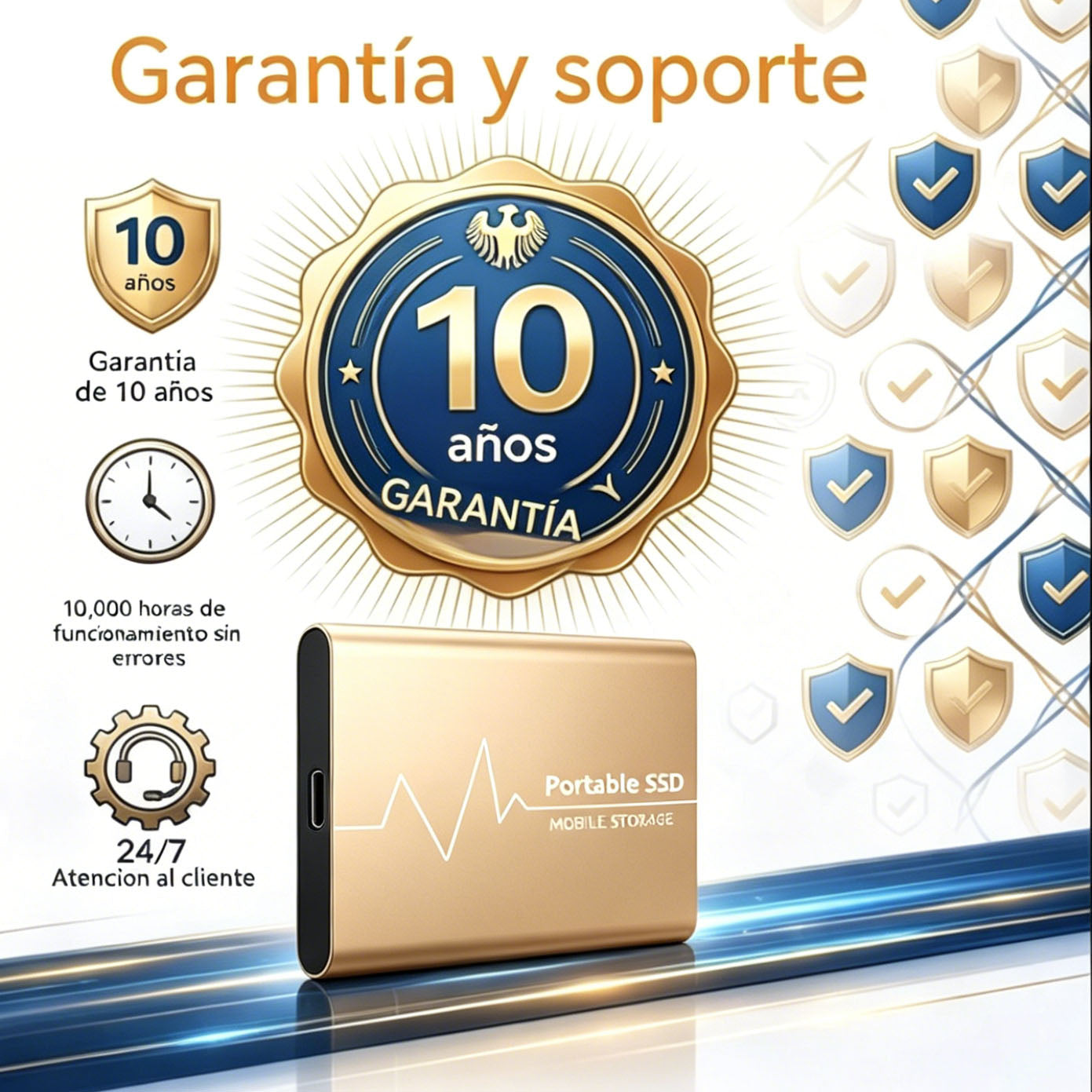🎉【16TB/32TB/64TB/128TB】⚡Unidades de estado sólido portátiles de alta velocidad