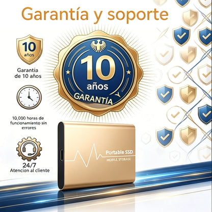 🎉【16TB/32TB/64TB/128TB】⚡Unidades de estado sólido portátiles de alta velocidad